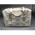 Glowbag Carry On Bag with Removable Wet Pocket, Water-Resistant Overnight Hospital Weekend Bag for Women, Beige