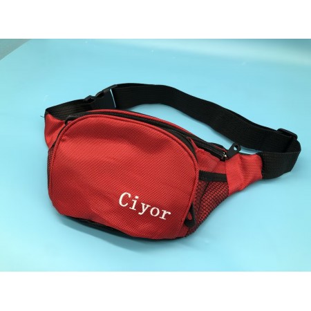 Ciyor Red Urban Adventure，Waist Pack ，Compact, Stylish, and VersatileFive